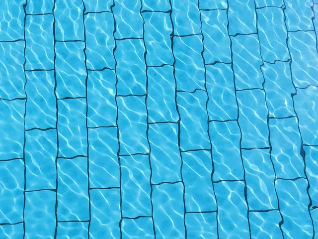 swimming pool, water, nature, summer, swim, bottom. Training a new pool service hire in the first weeks: five blocks